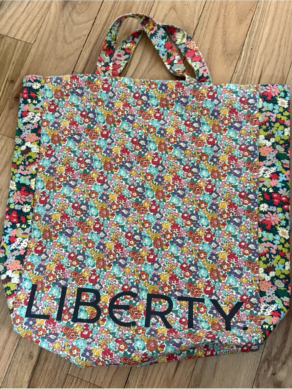 Liberty of London Floral Canvas “Michelle” tote
